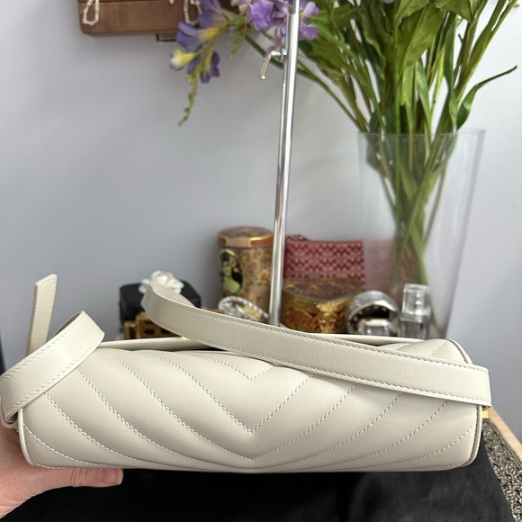 NWT Saint Laurent Joan Quilted Leather Shoulder Bag - Picture 15 of 17